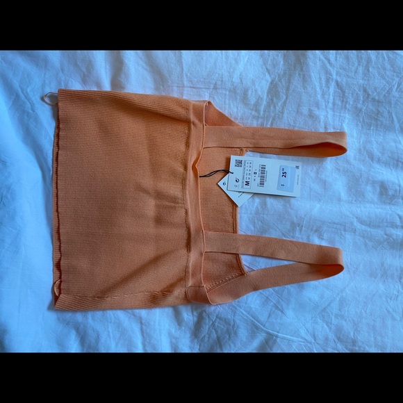 Orange Cropped Zara Tank - Picture 3 of 3